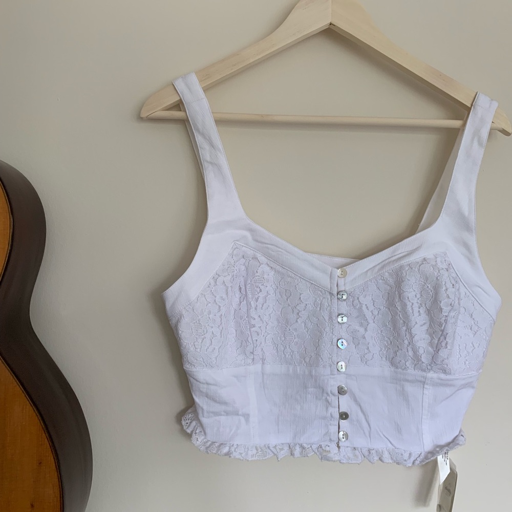 [Free People] white brami size small